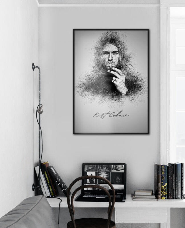 カート・コバーンのスケッチ