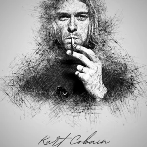カート・コバーンのスケッチ