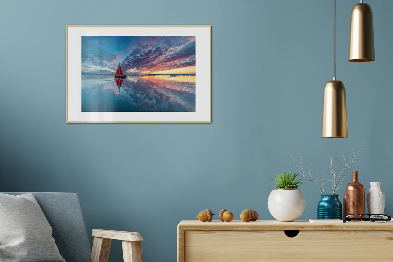 グリーンランドの火の空